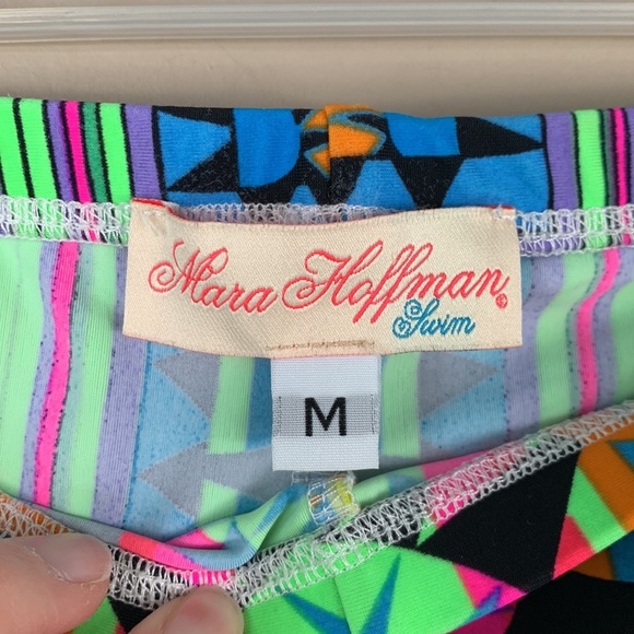Mara Hoffman neon swim leggings sz med - Picture 4 of 8